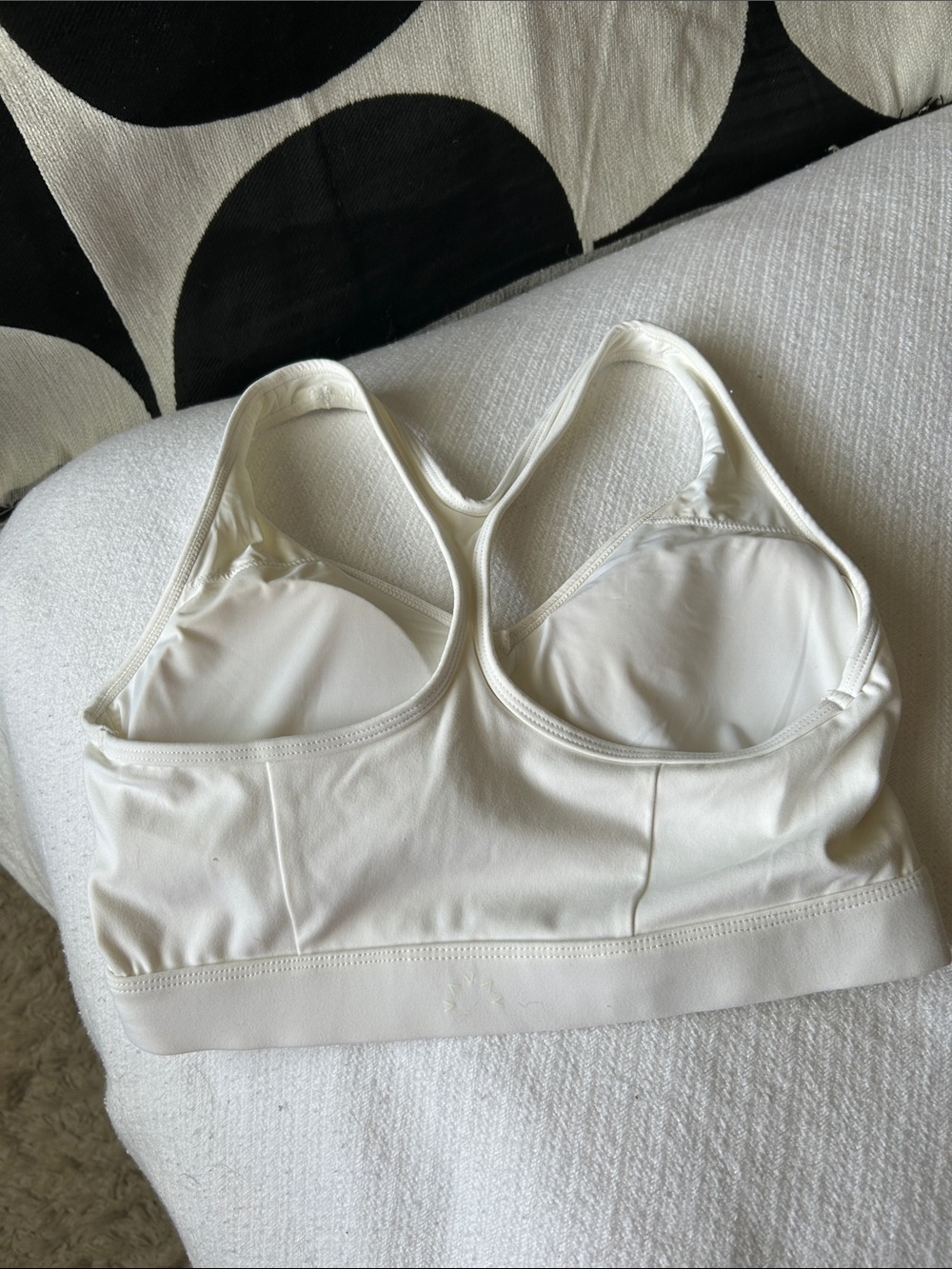 Varley Ivory Racerback Sports Bra - Picture 4 of 5